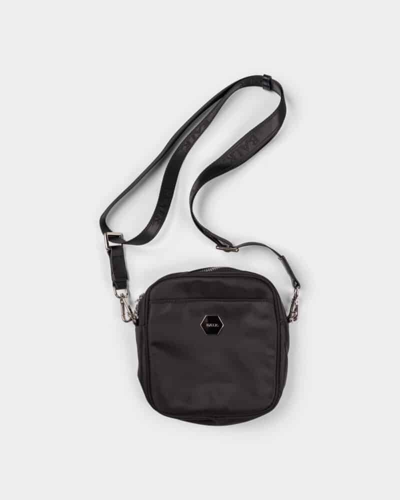 BALR Men's Classic Messenger Bag B6234.1023 Jet Black