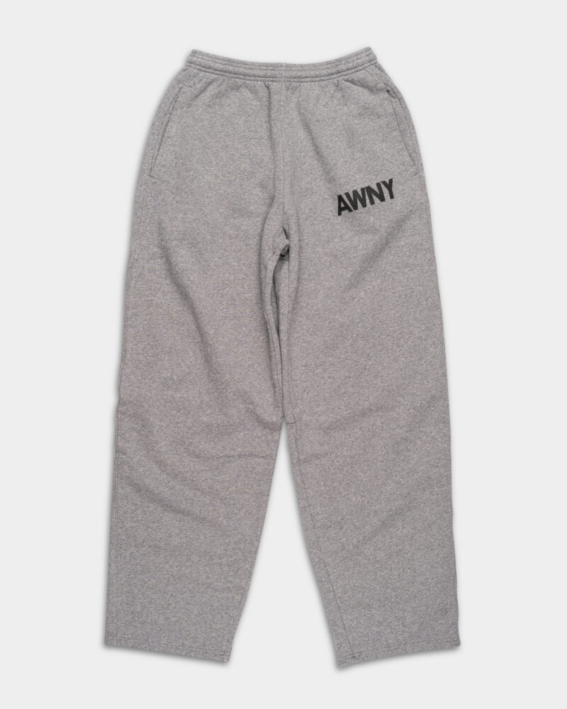 Alexander Wang Graphic Articulated Leg Sweatpant Dark Heather Grey 4CC2254431 021